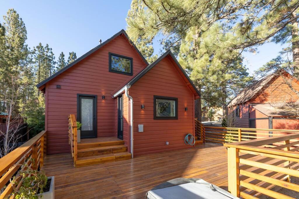 Sled-Ski Lakeside Village Cabin - Spa - Bbq - Firepit - Loft - Games 빅 베어 레이크 외부 사진