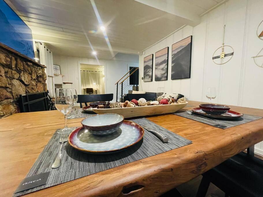 Sled-Ski Lakeside Village Cabin - Spa - Bbq - Firepit - Loft - Games 빅 베어 레이크 외부 사진